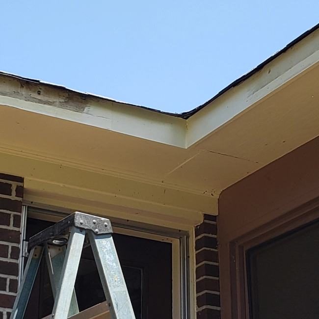 fascia soffit repair job completed